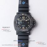VS Factory Panerai Submersible Carbotech™ 47mm P9000 Automatic Watch - PAM00616 1950 V3 Upgrade STitanium With Hard Black Coating 